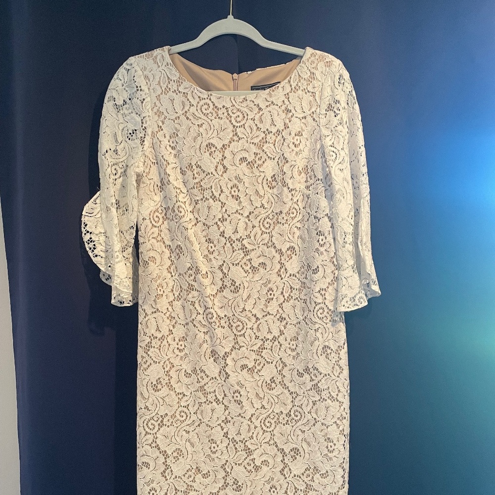 Jessica Howard lace white dress size 6